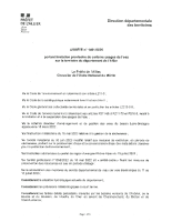 Arrêté Préfectoral